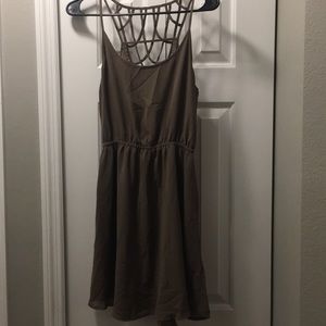 Olive green dress